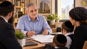 ייעוץ משכנתא למשפחה חרדית לקראת סיוע לילדים ברכישת דירה